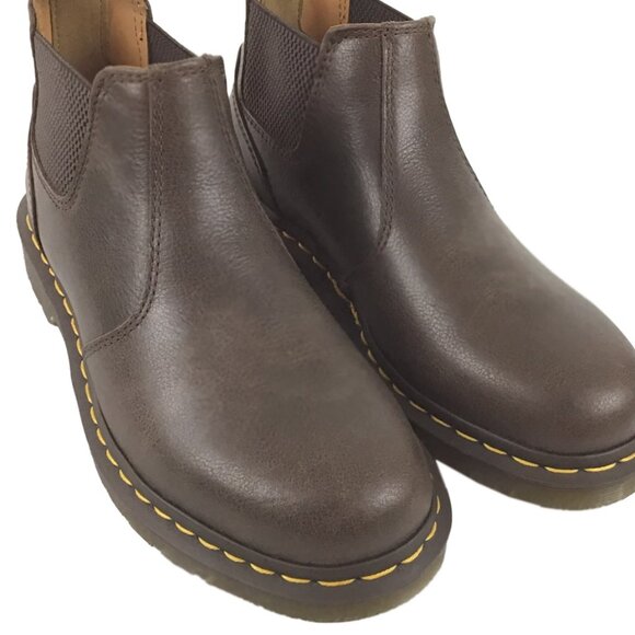 Dr. Martins 2976 Lo Rogue Leather Chelsea Boots - Picture 3 of 10